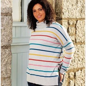 Frugi Jowen Jumper Multistripe Sz UK 12